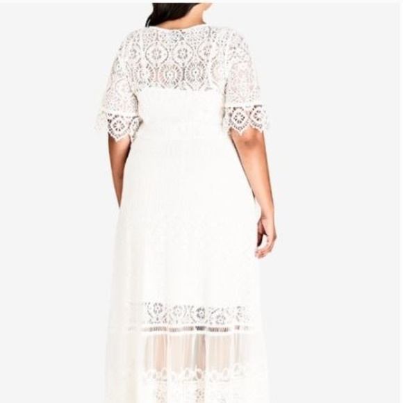 city chic summer lace maxi dress